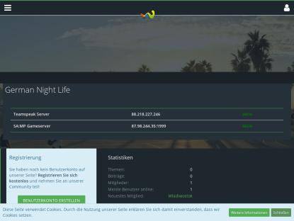 SAMP Сервер German Night Life | Wartungsarbeiten!