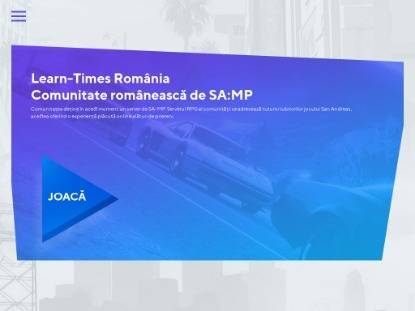 SAMP Сервер Learn-Times RPG | Astazi ora 20:00 online !