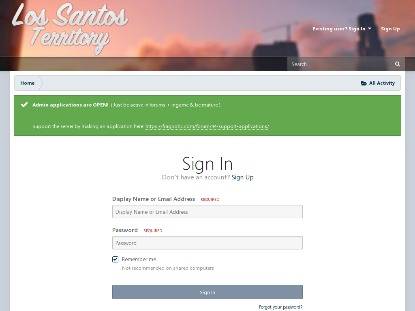 SAMP Сервер Los Santos Territory 8====D ( . Y . )