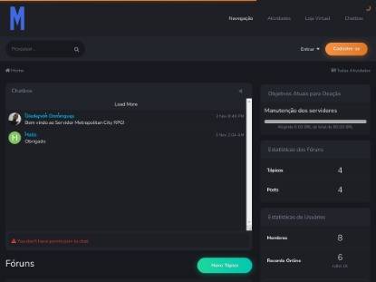 SAMP Сервер Metropolitan City RPG