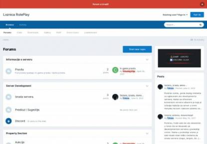 SAMP Сервер Loznica RolePlay DEMO, powered by XXX