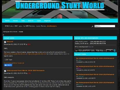 SAMP Сервер [0.3.7] Underground Stunt World - Test Server