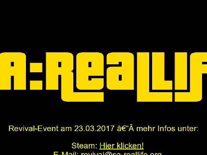 SAMP Сервер SA:Reallife X || Willkommen